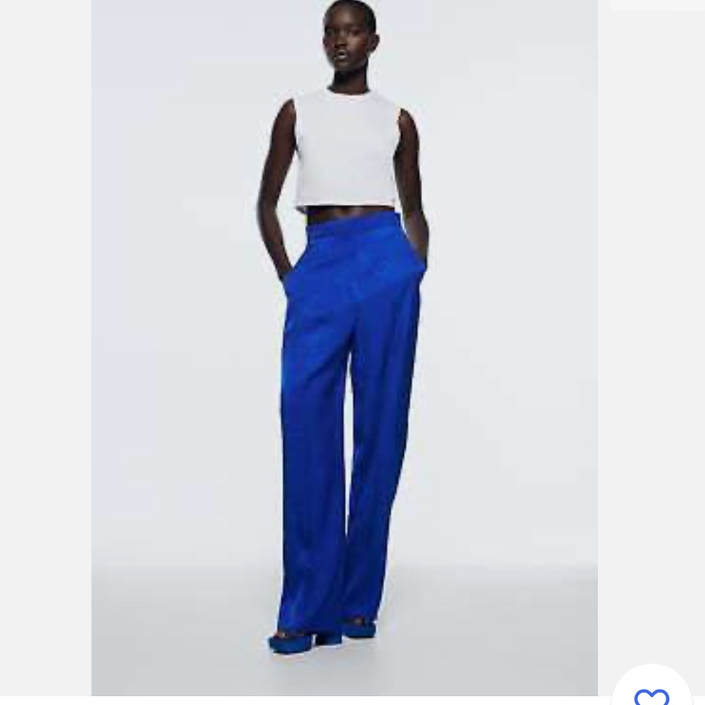 NWT Zara Jacquared Menswear Style Pants